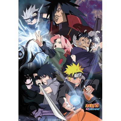 Plagát, Obraz - Naruto Shippuden - Group Ninja War, 61 × 91.5 cm