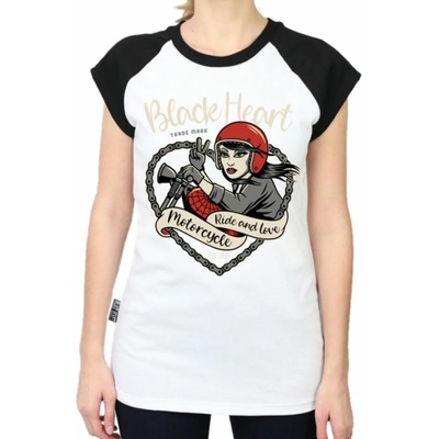 Black heart Дамска тениска black heart - bike - БЯЛ - 9082