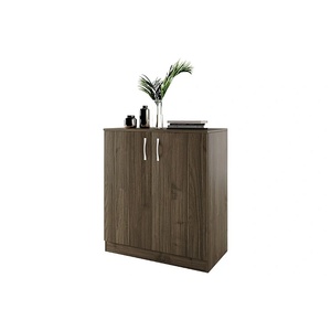 Bogdan Furniture I Шкаф Мебели Богдан Модел 276/ 3009, с два рафта, плавно затваряне, Орех адмирал