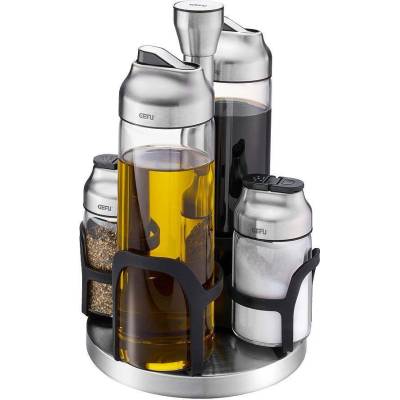 Комплект за олио, оцет, сол и пипер gefu kippo - 5 части (gefu 33734)