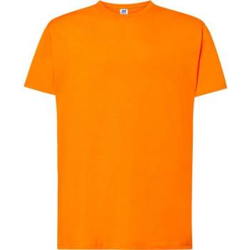 JHK pánské tričko TSRA170 krátký rukáv oranžové