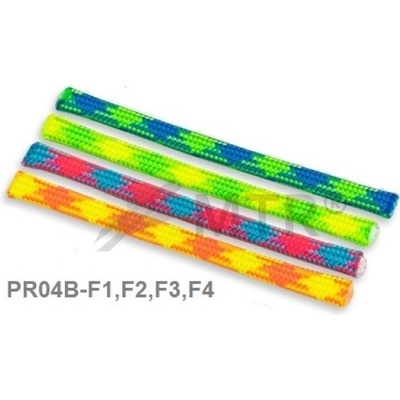 PA šnůra PARACORD fluorescentní 4mm fl. žlutá/fl. oranžová (cívka (100m))