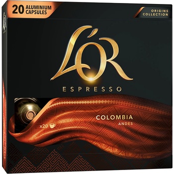 L´OR Espresso Colombia Andes 20 hliníkových kapslí kompatibilních s kávovary Nespresso