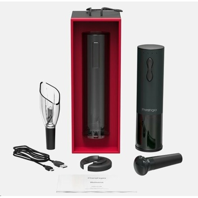 Elektrický otvírák na víno "BOLSENA", černý, Prestigio PWO101BK_EN