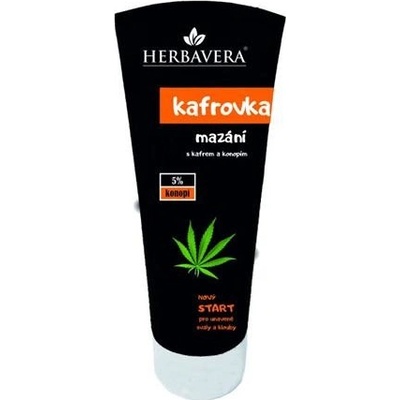 Herbavera Kafrovka mazání kafr/konopí 200 ml