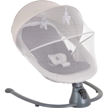 Cangaroo Електрическа люлка Cangaroo - Zara, светлосива (111304)