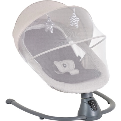 Cangaroo Електрическа люлка Cangaroo - Zara, светлосива (111304)
