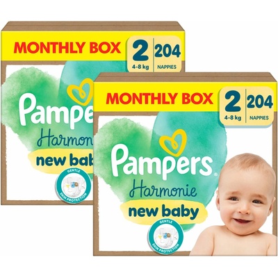 Pampers Harmoniei 2 2x204ks