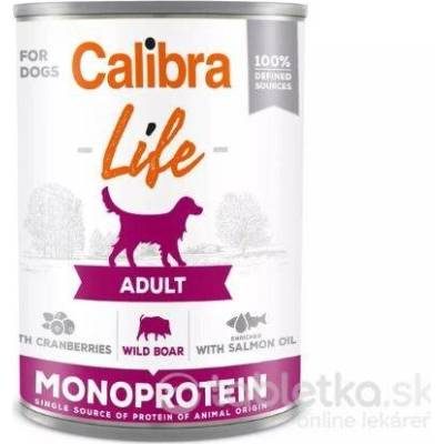 Calibra Dog Life Adult Wild Boar with Cranbberies 6 x 400 g