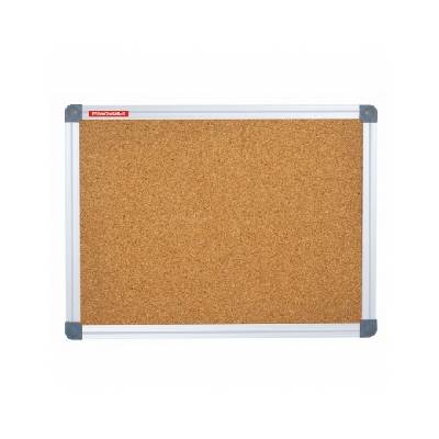 Коркова дъска Memoboards, с алуминиева рамка, размер 600x900 mm, кафява (OK13007)