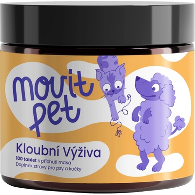 Movit PET Kloubní Výživa s příchutí masa 100 tbl
