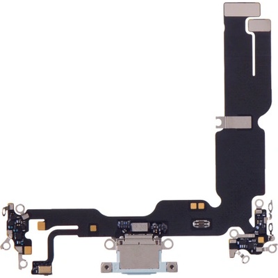 Nabíjecí deska a flex pro Apple iPhone 15 Plus modrá