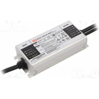 MEAN WELL XLG-100-H-AB Napájecí zdroj: spínaný; LED; 100W; 27÷56VDC; 0,875÷2,78A; IP67