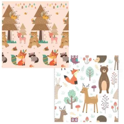 Детско килимче Forrest / Fox за игра 180*200*1.5 размер S (PAT33489)