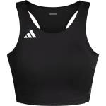 adidas Дамски спортен сутиен adidas Women's ADIzero Essentials Running Crop Top Sports bra - Black (114-4086-0115)