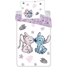 Jerry Fabrics bavlna obliečky Lilo and Stitch White 140x200 70x90