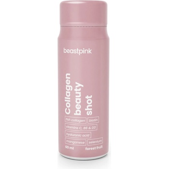 GymBeam BeastPink Collagen Beauty Shot 60 ml горски плод