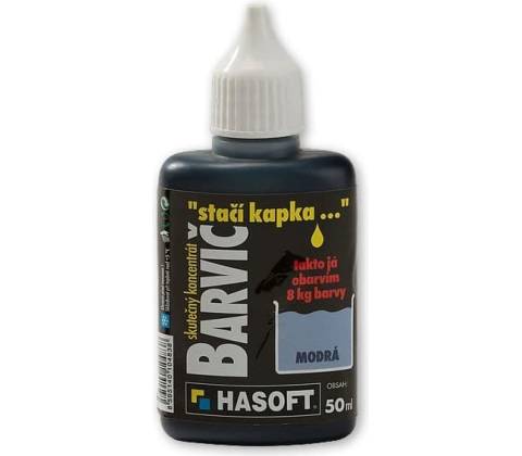 Hasoft Farbič 50 ml modrá