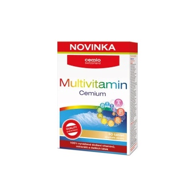 Cemio Multivitamín 30 tabliet zázvor