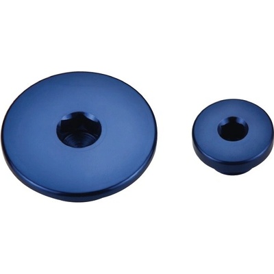 ACCEL servisní zátky motoru SUZUKI RMZ 250 07-23, RMZ 450 05-23, RMX 450 10-19 barva modrá (26X1,5mm , 12X1,25mm)