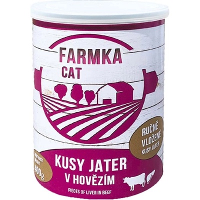 Sokol Falco FARMKA CAT kusy pečene v hovädzom 400 g