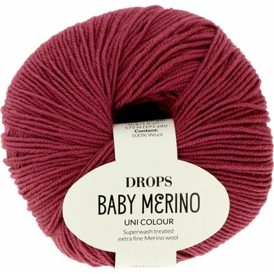 Drops Baby Merino UNI 41 vínová