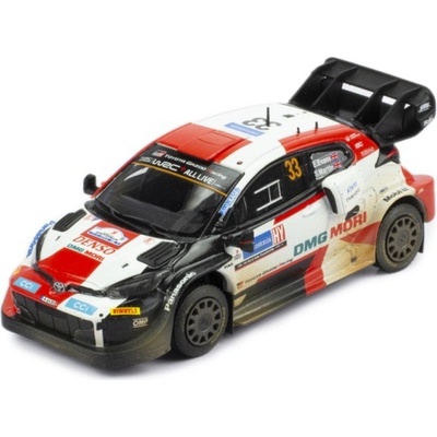 IXO Toyota GR Yaris Rally1 Dirty Version Rallye Estland 2022 33 Evans Martin 1:43