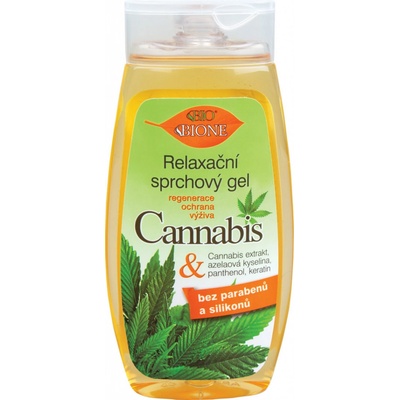 BC Bione Cosmetics Cannabis Regenerační zklidňující sprchový gél 260 ml