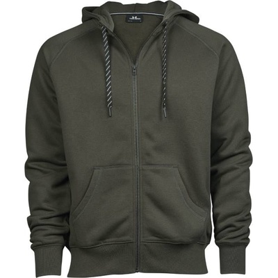 TEE JAYS TJ5435 / Мъжки суичър с качулка - тъмнозелен L (185435za203)