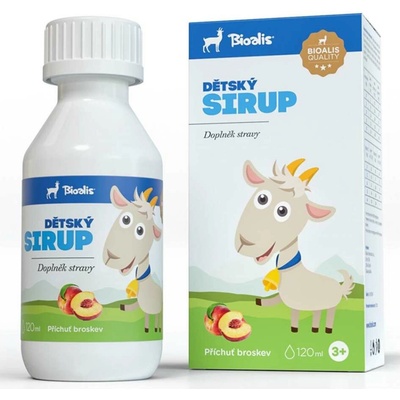 Bioalis Detsky Sirup s kozim kolostrom 120 ml