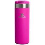 STANLEY 1913 Aerolight Transit Thermo Mug 0.47L - Keeps Hot for 6 Hours - Dishwasher Safe - Coffee Mug To Go Leak-Proof - Compatible with Common Car Drink Holders - Violet Blossom - 100000112422