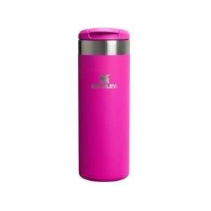 STANLEY 1913 Aerolight Transit Thermo Mug 0.47L - Keeps Hot for 6 Hours - Dishwasher Safe - Coffee Mug To Go Leak-Proof - Compatible with Common Car Drink Holders - Violet Blossom - 100000112422