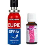  Задържащ спрей за мъже Cupid Spray и Възбуждащи капки Orgasm drops