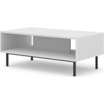 BIM Furniture Масичка за кафе Ravenna B 90x60, бял мат/черно (RAVENNACOFTABWMBFR)