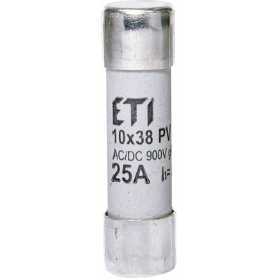 ETI Valcová poistka CH10 2625139 25A 1000VDC 10x38 gPV