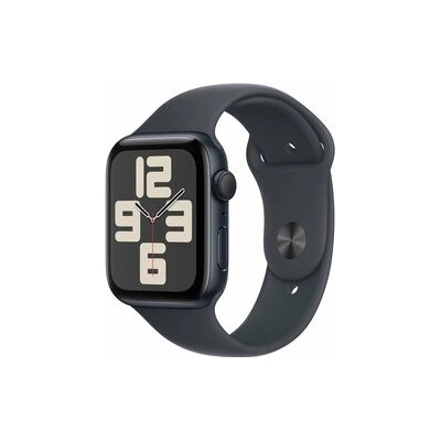 Apple Watch SE (2024) GPS 40mm Temně inkoustové hliníkové tělo - Temně inkoustový sportovní řemínek MXE93QC/A