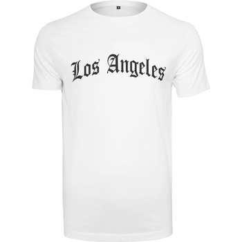 Mister Tee Тениска Los Angeles Wording Tee white XXLUB-MT2505-00220 - Тъмносив, размер XXL