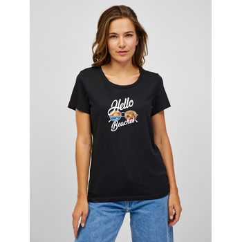 ZOOT. Original Черна дамска тениска ZOOT. Original Hello beaches ZOOT. Original | Cheren | ЖЕНИ | XS