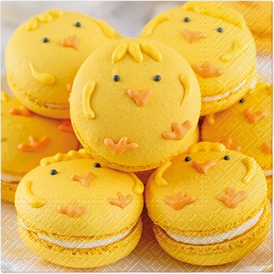 TaT Obrúsky Easter Cute Macarons 33x33cm
