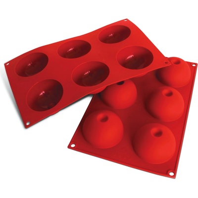 Silikomart Форма за сладки Sf086 Semisfera Con Buco (20.086.00.0065)