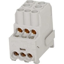 Eleman Blok pro rozdělení fází UVB 100 L, 1pól., 100A, 690V, šedý, DIN, 3164