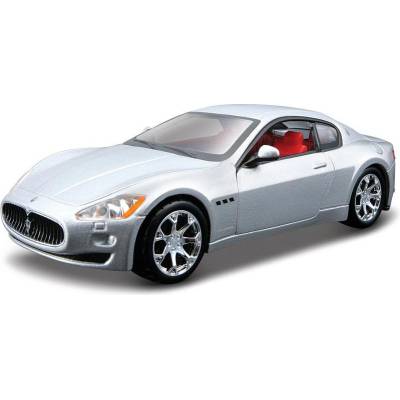 Bburago Plus Maserati GranTurismo 2008 stříbrná 1:32