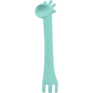 Kikkaboo Силиконова лъжичка Kikkaboo - Giraffe, Mint (31302040081)