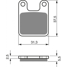 GOLDFREN Brzdové obloženie GOLDFREN 201 S3