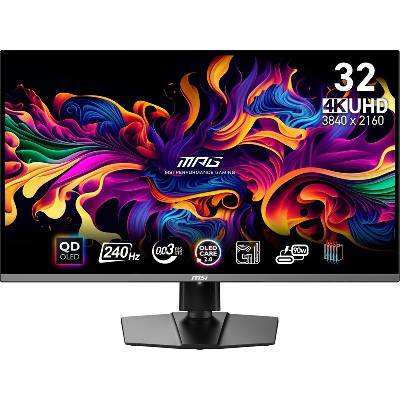 Herní monitor MSI MPG 321URX QD-OLED 31.5",LED podsvícení, QD-OLED panel, 0.03ms, 1500000: 1, 250cd/m2, 3840 × 2160, - černý
