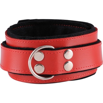 Image 1 of Dominate Me Leather Collar D34 Red-Black