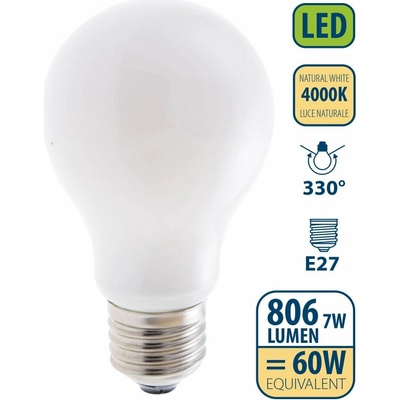 Velamp OPAL FILAMENT žárovka 7W, E27, 4000K
