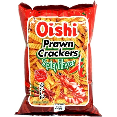 Oishi Pikantní krevetové chipsy 60 g