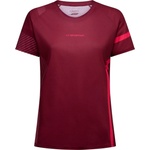 La Sportiva Дамска тениска La Sportiva Women's Flow T-Shirt Running shirt - Redwood / Azalea - размер XL (916-6421-0315)