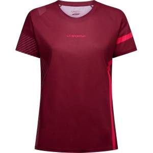 La Sportiva Дамска тениска La Sportiva Women's Flow T-Shirt Running shirt - Redwood / Azalea - размер XL (916-6421-0315)